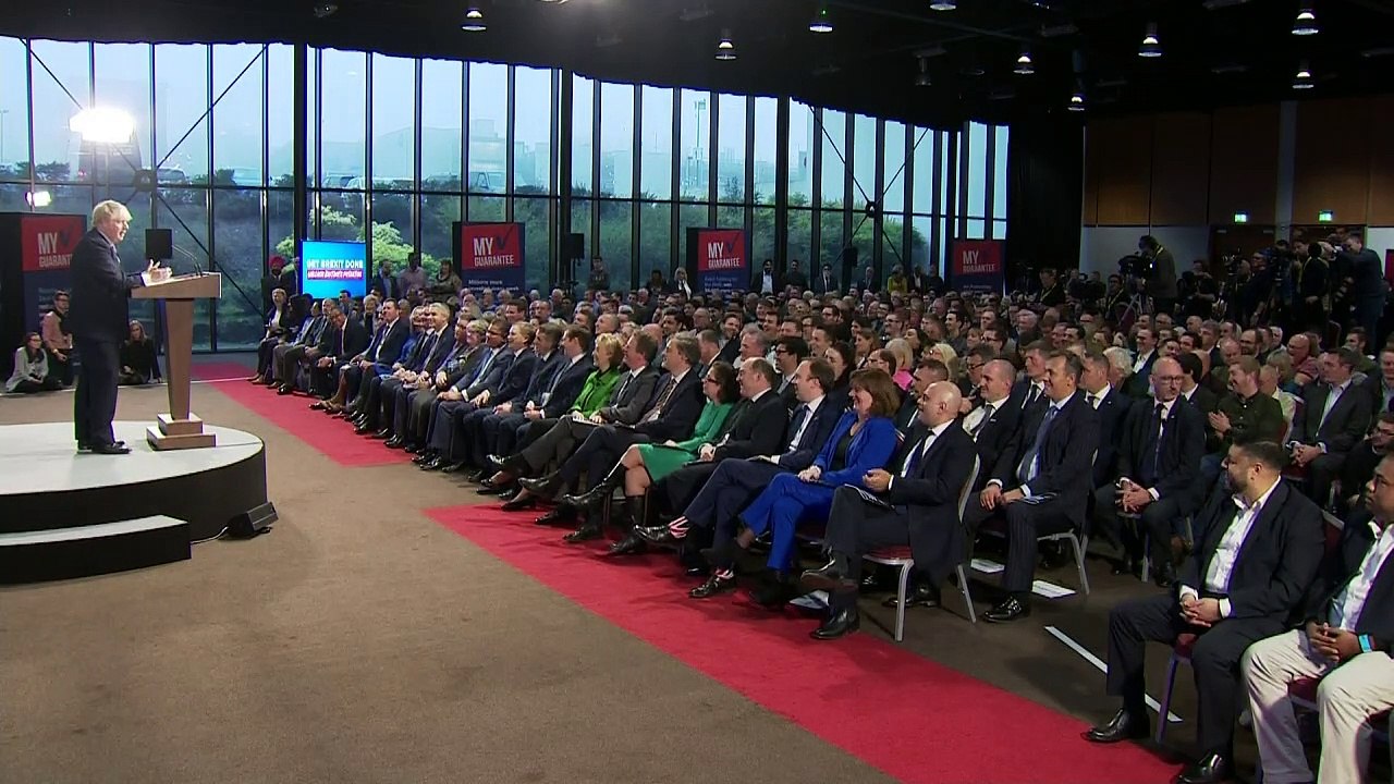 Johnson mercilessly mocks Corbyn during manifesto launch