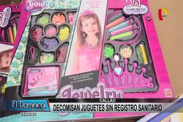 Callao: Sunat decomisó juguetes sin registro sanitario que iban a ser vendidos