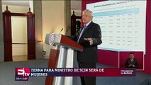 López Obrador envía terna de mujeres para Suprema Corte