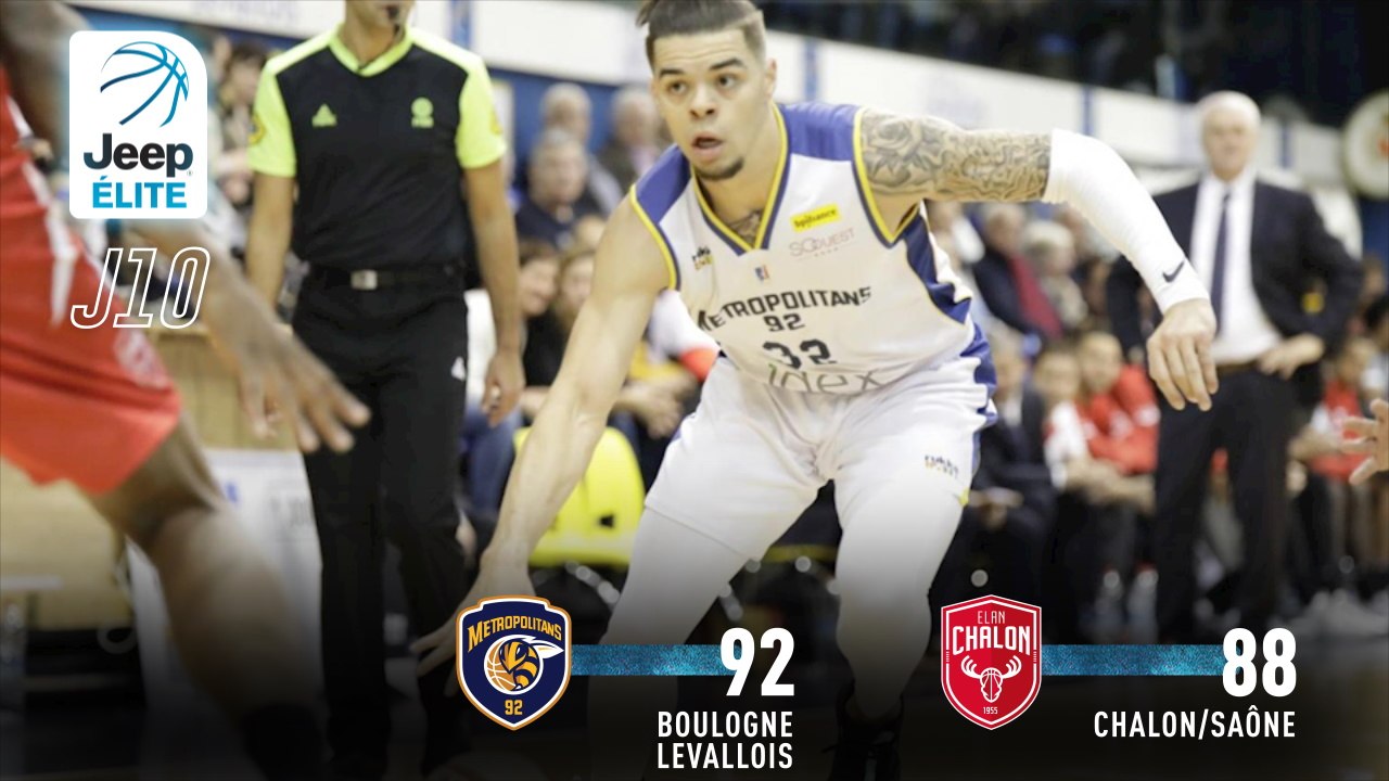 Jeep® ÉLITE : Boulogne Levallois vs Chalon/Saône