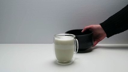 The Perfect Hojicha Latte Macchiato [With Music]