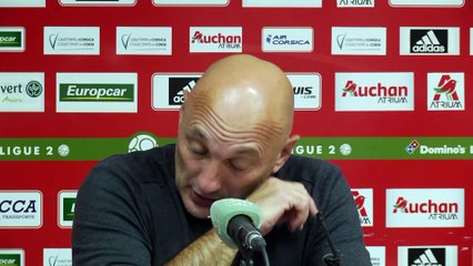 Réaction Olivier Pantaloni après ACA 1-1 Clermont [J15 - 2019-2020]