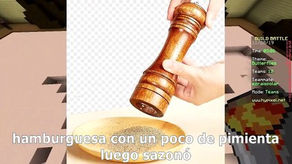 Minecraft Build Battle (ONLY LAVA CHALLENGE)  SUB. Español