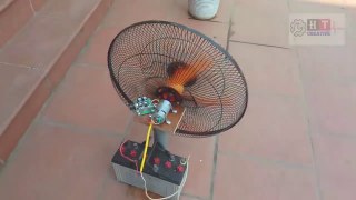 How to make a HIGH SPEED Fan using 775 motor 12v