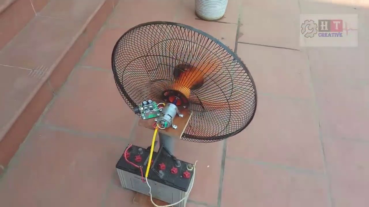 How to make a HIGH SPEED Fan using 775 motor 12v