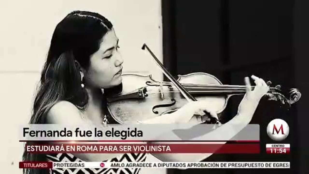 Mexicana fue aceptada para estudiar en conservatorio de Italia