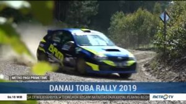Peserta Kejurnas Danau Toba Rally 2019 Uji Coba Lintasan