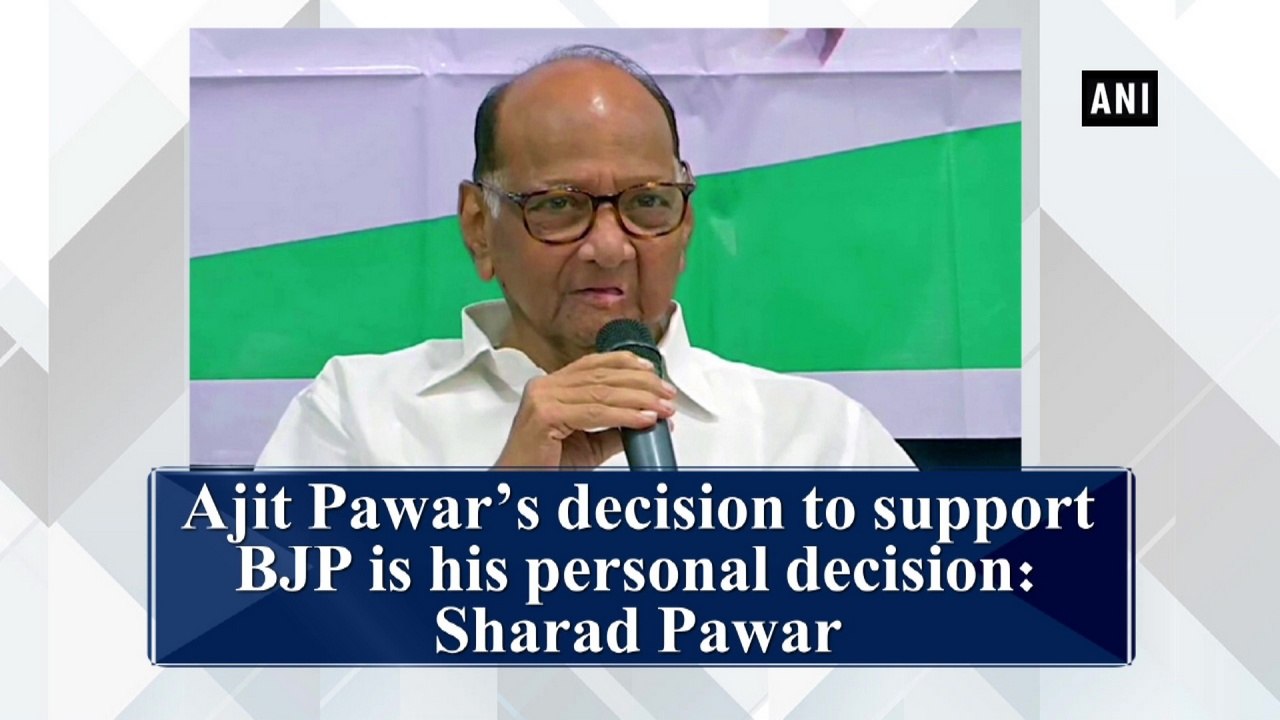 Ajit Pawar's decision to support BJP is his personal decision: Sharad Pawar