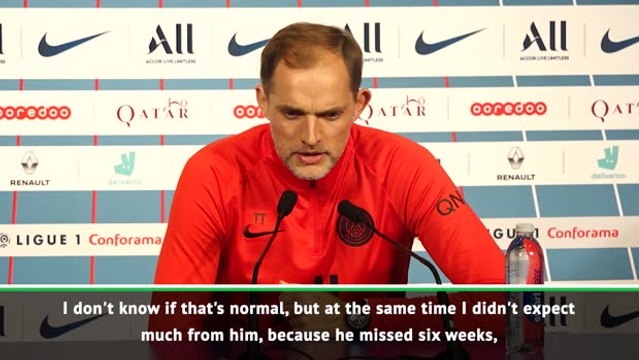 Neymar lacked rhythm against Lille - Tuchel
