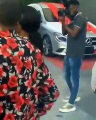 Bbnaija Thelma Receives Benz Gift from Fans During Her Meet and Greet