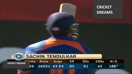 SACHIN TENDULKAR MAGICAL 163 vs NEWZEALAND 43RD ODI CENTURY:SACHIN'S MAGIC