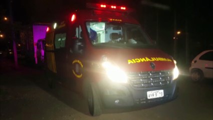 Vítima de agressão recebe atendimento no Bairro Coqueiral