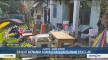 Banjir Garut Mulai Surut, Warga Bersihkan Rumah dan Sekolah