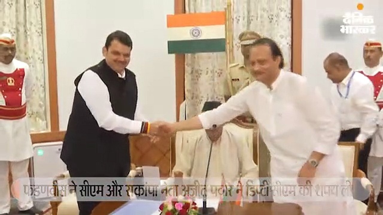 नाटकीय घटनाक्रम में सुबह 5:47 बजे राष्ट्रपति शा...