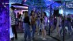 Visitors enjoy colourful interactive light show in Bangkok