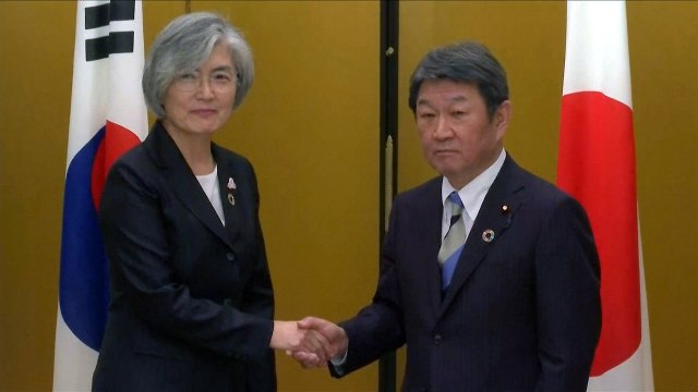 지소미아 봉합 후 한일 외교장관 첫 회담...강경화 한일 정상회담 조율하기로 / YTN