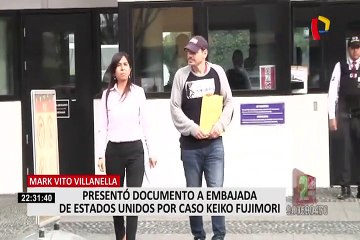 Mark Vito presentó documento ante embajada de EE.UU. por "abusos judiciales" contra Keiko