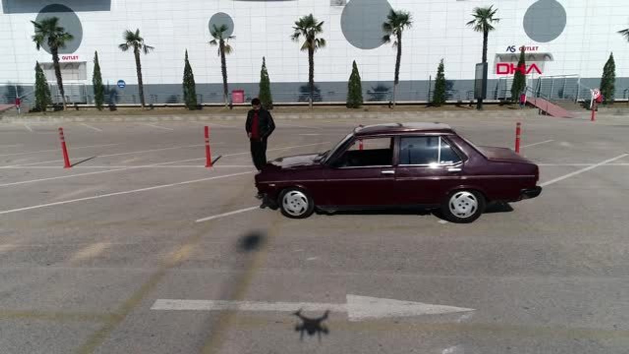 Bursa otomobil uzaktan kumanda ile 30 kilometre hıza çıkıyor