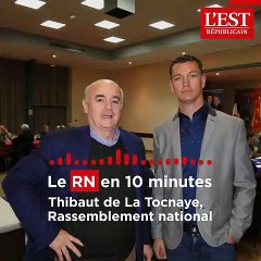 Thibaut de La Tocnaye, cadre du Rassemblement National, a parlé d'industrie, d'agriculture, d'Europe et des municipales