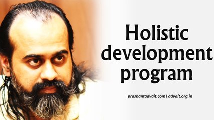 Acharya Prashant, with students: The importance of Holistic Individual Development Program (HIDP)