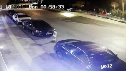 Güvenlik kamerası önünde drift yapan şahıs cezadan kaçamadı