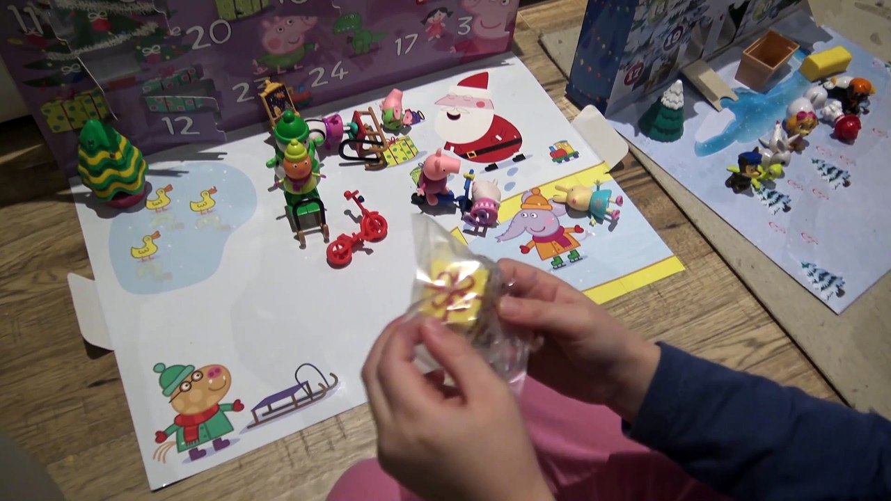 Meus Brinquedos divertidos da Patrulha Canina, Anna e Elsa do Frozen e Peppa Pig