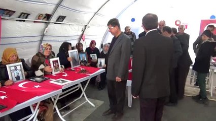 Gaziantep'ten HDP önünde evlat nöbeti tutan ailelere destek ziyareti