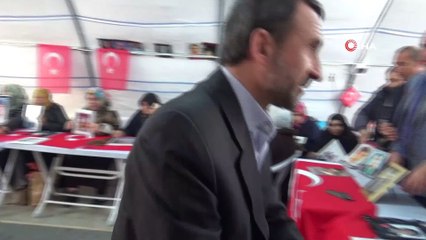 Gaziantep'ten HDP önünde evlat nöbeti tutan ailelere destek ziyareti