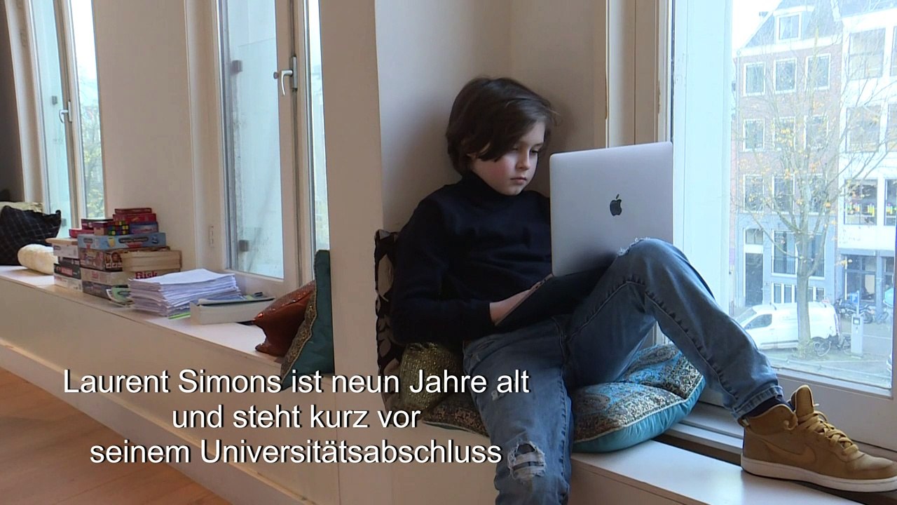 Neunjähriges wunderkind steht kurz vor uni-abschluss