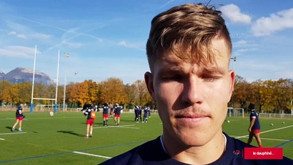 Bastien Guillemin (FCG) avant Perpignan