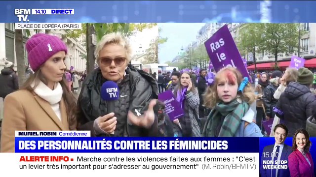 Muriel Robin: Je veux entendre le Président sur les violences faites aux femmes