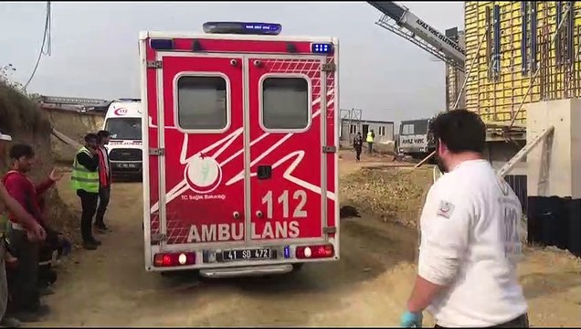 Kuzey Marmara Otoyolu inşaatında iş kazasında 4 işçi yaralandı - KOCAELİ