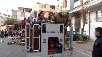 Esenyurt'ta yangın paniği: Bebekli aileler mahsur kaldı