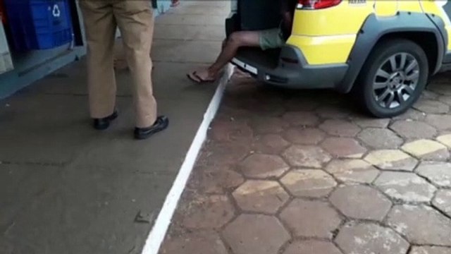 Após ameaçar a mãe, homem é detido pela Polícia Militar no Bairro Interlagos