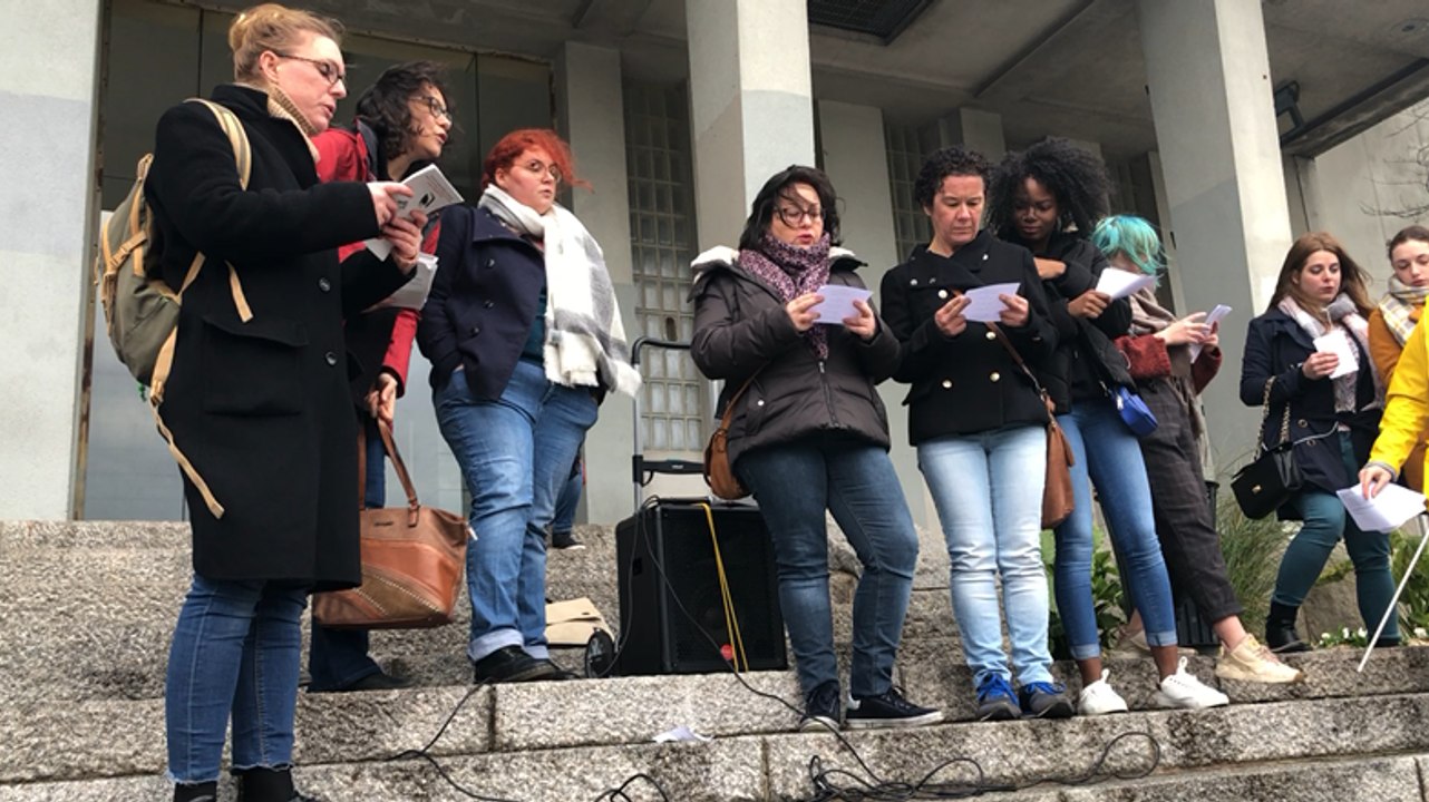 Un rassemblement en chanson contre les violence...