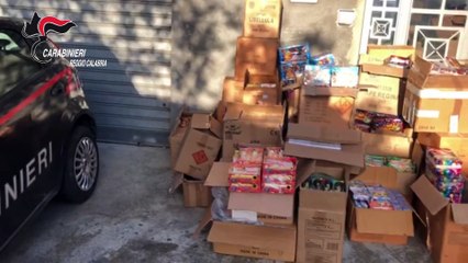 Reggio Capabria - Sequestro di fuochi pirotecnici (23.11.19)
