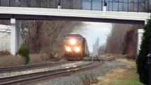 CSX trash train going through Berea, Ohio (11/22/2019)