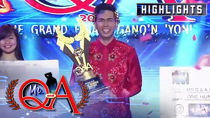 Paul Maawa wins as Mr. Q and A 2019 | It's Showtime Mr. Q and A