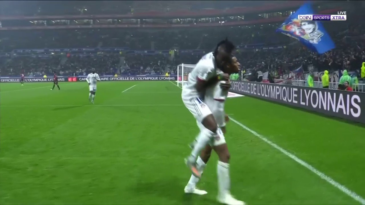 Lyon 1-0 Nice - GOAL Jeff Reine-Adelaide