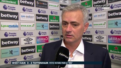 Première réaction de Mourinho après ses débuts avec Tottenham