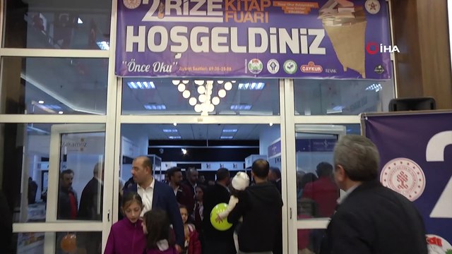 Rize'de '2'nci Rize Kitap Fuarı', açıldı
