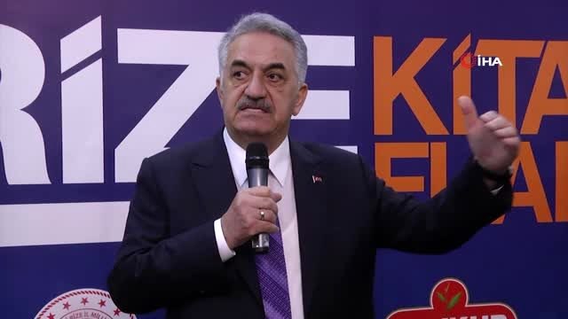 Rize'de 2'nci Rize Kitap Fuarı , açıldı