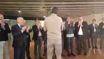 Perugia - Salvini presenta la nuova giunta della regione Umbria e la presidente Donatella Tesei