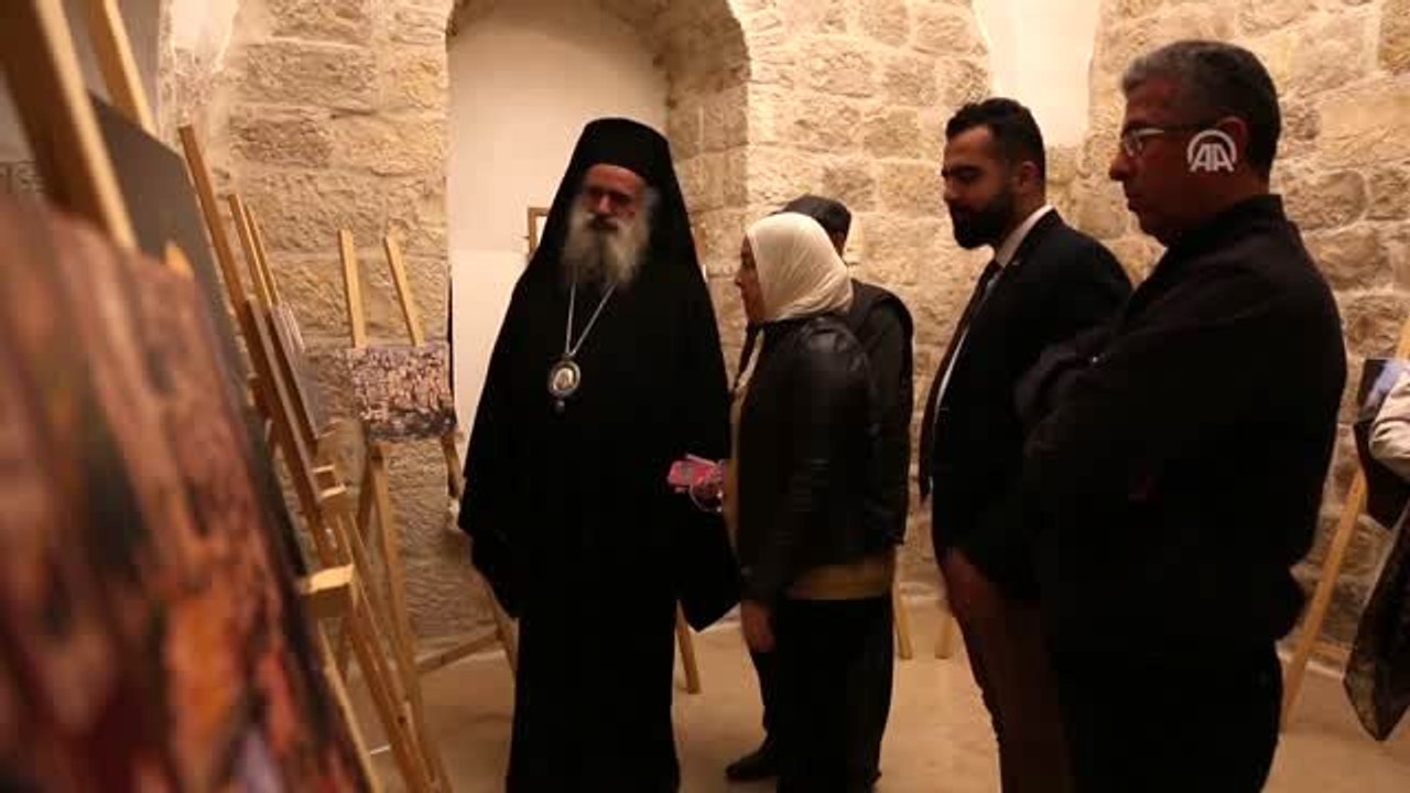 Filistinli çocukların Kudüs fotoğrafları Doğu Kudüs'te sergilendi