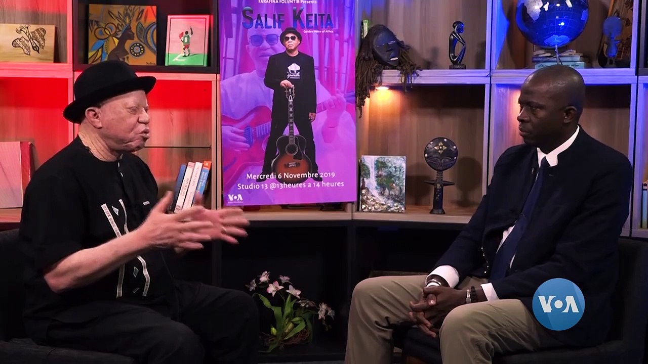 Salif Keita en Bamanankan  sur VOA : ''mon père m'a rejeté...''