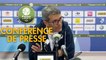 Conférence de presse Grenoble Foot 38 - AS Nancy Lorraine (1-1) : Philippe  HINSCHBERGER (GF38) - Jean-Louis GARCIA (ASNL) - 2019/2020