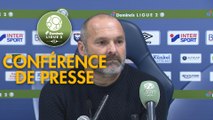 Conférence de presse SM Caen - Le Mans FC (3-3) : Pascal DUPRAZ (SMC) - Richard DEZIRE (LEMANS) - 2019/2020