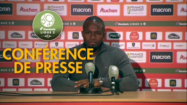 Conférence de presse RC Lens - FC Sochaux-Montbéliard (4-0) : Philippe MONTANIER (RCL) - Omar DAF (FCSM) - 2019/2020