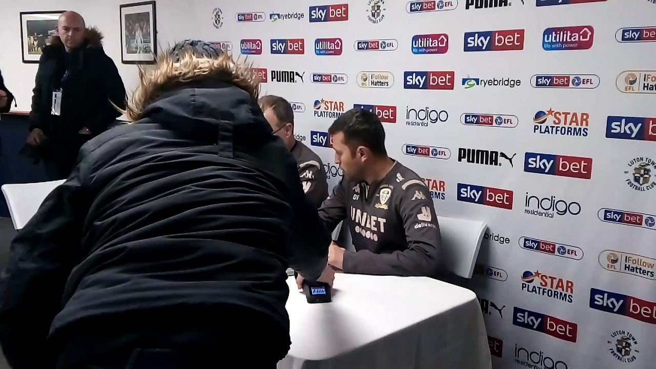 Marcelo Bielsa post-Luton Town