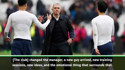 Mourinho praises Spurs players after 'very difficult' week